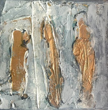 Abraham Visited by 3 Men 8x8