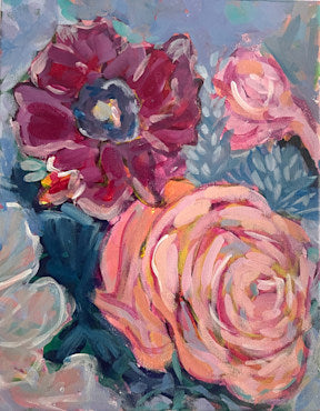 Bestowed with Blooms 11x14